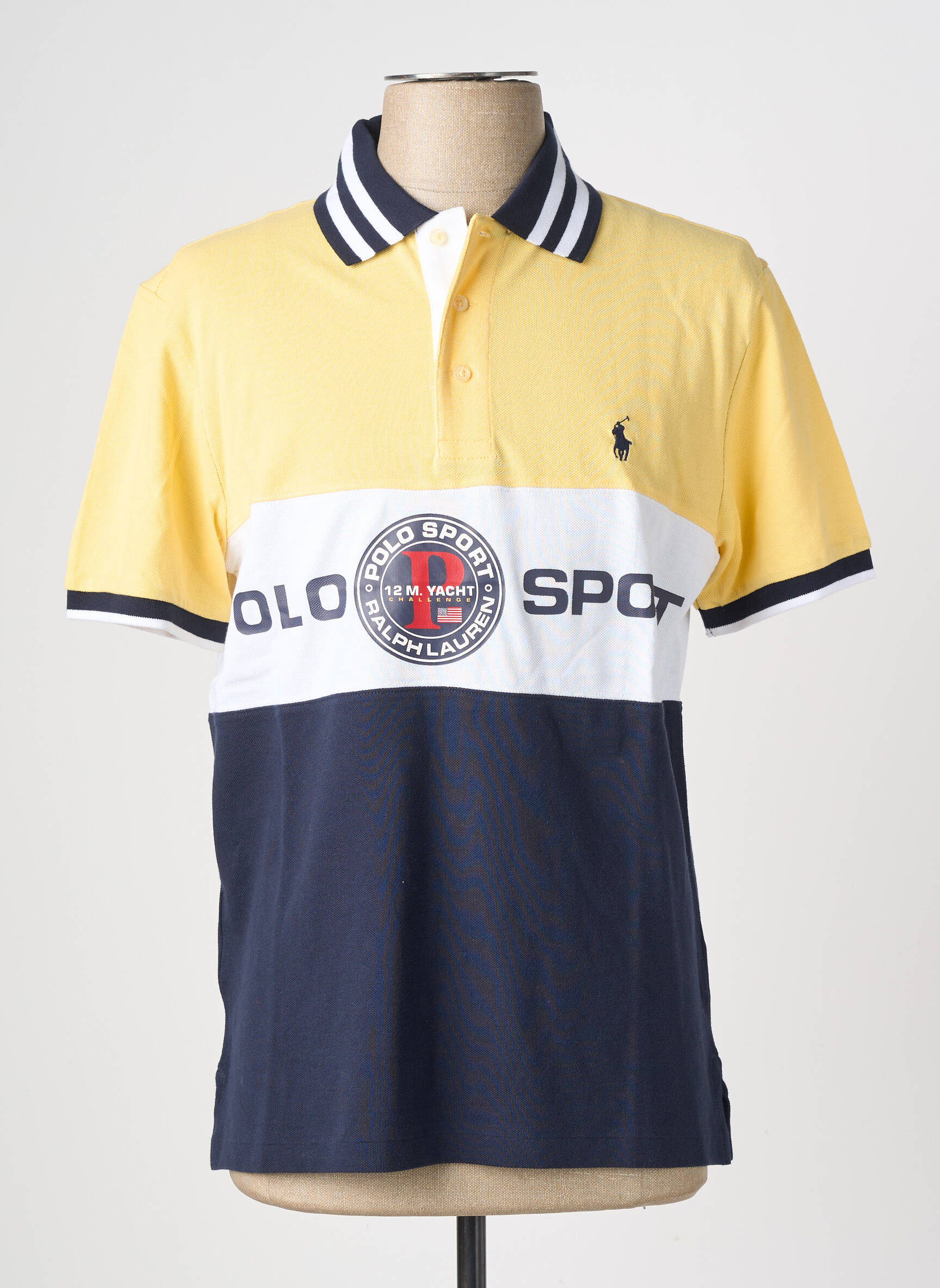 Polo tamprumas trumpas rankovės geltona RALPH LAUREN vyras