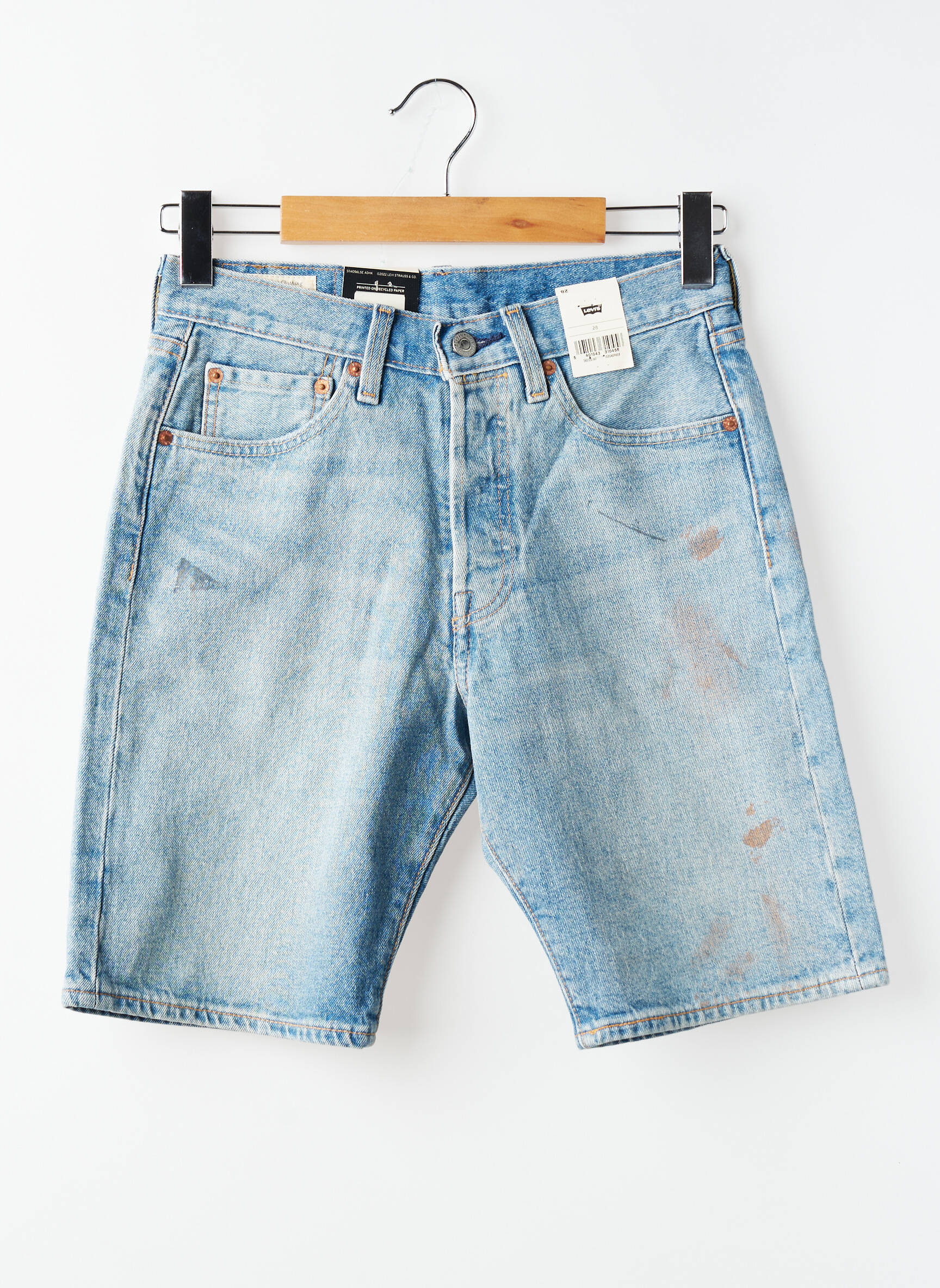 Bermudas denimo audinys normala dydis mėlyna LEVI'S vyras