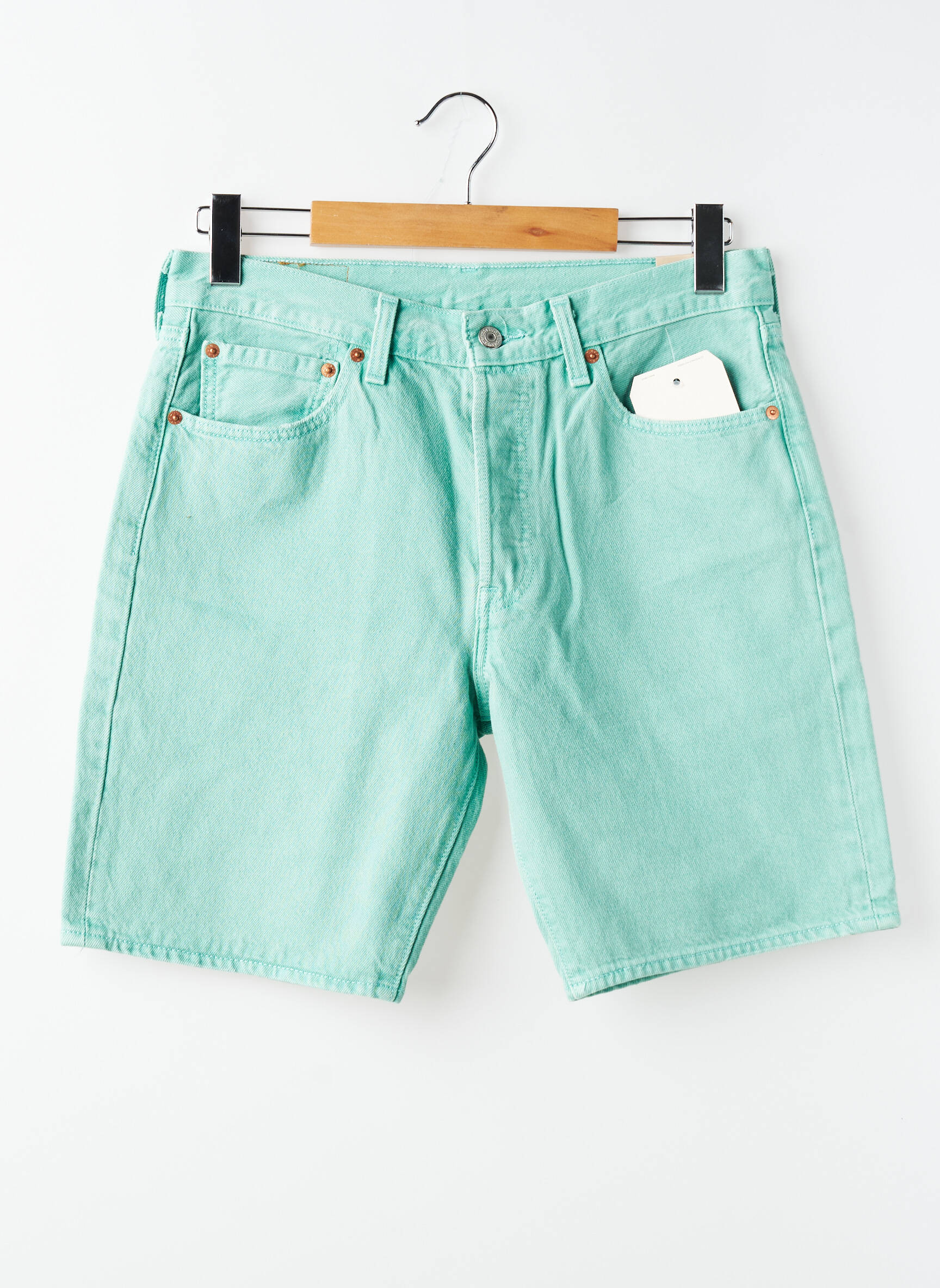 Bermudas denimo audinys normala dydis žalias LEVI'S vyras