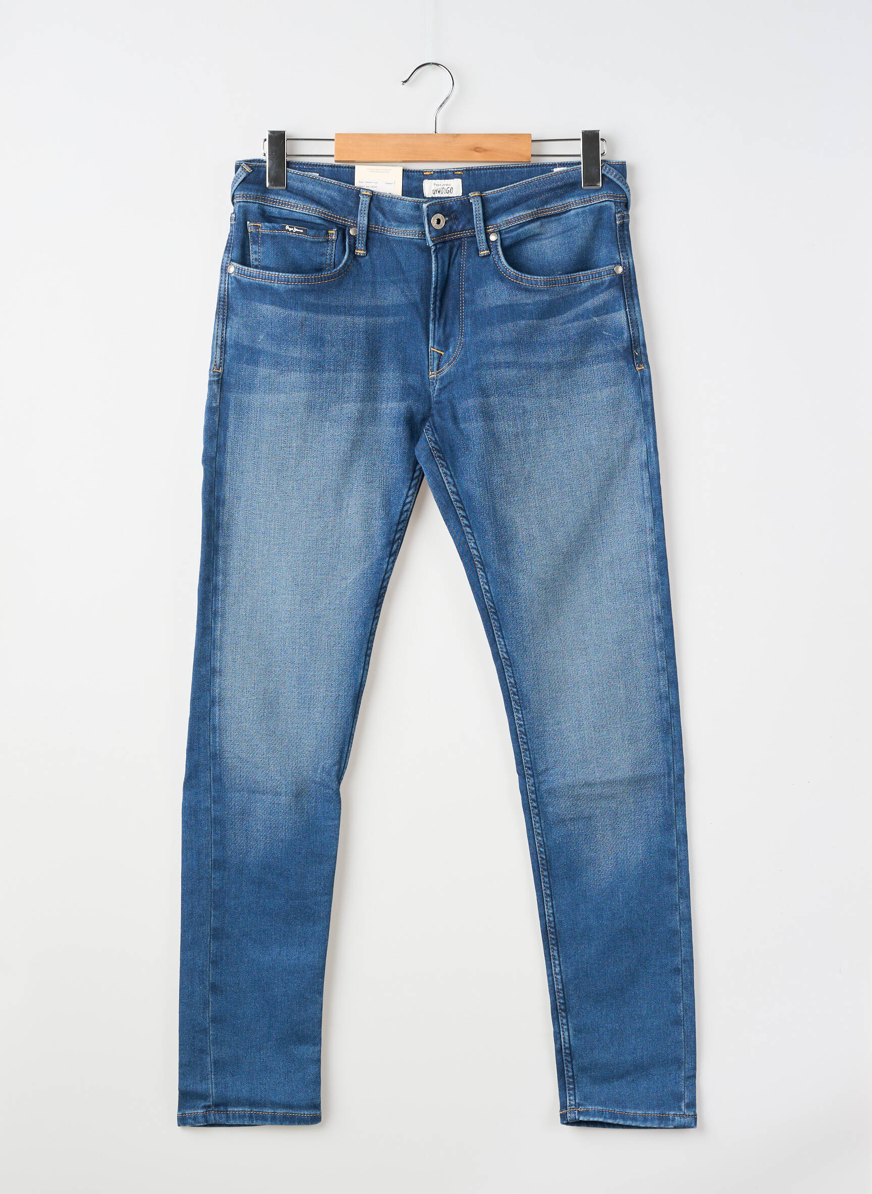 Lieknos džinsai brutinis audimas normala dydis mėlyna PEPE JEANS vyras