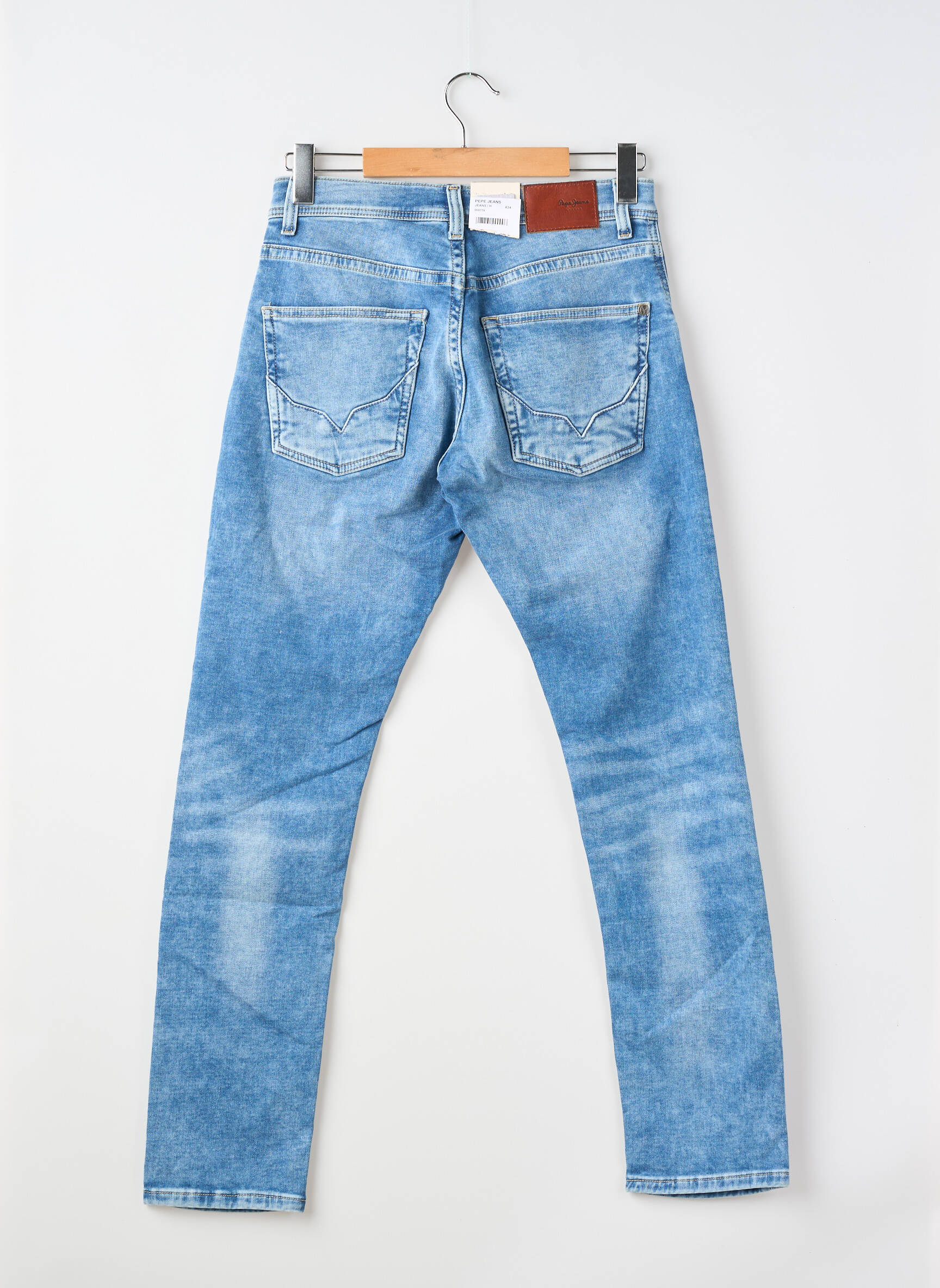 Lieknos džinsai brutinis audimas normala dydis mėlyna PEPE JEANS vyras