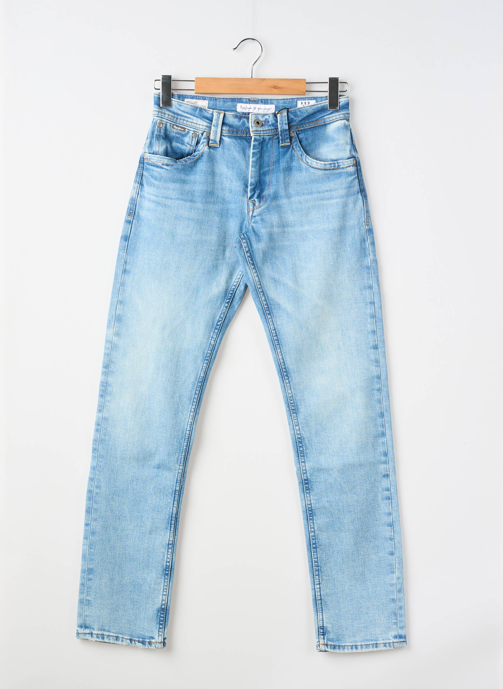 Lieknos džinsai brutinis audimas normala dydis mėlyna PEPE JEANS vyras