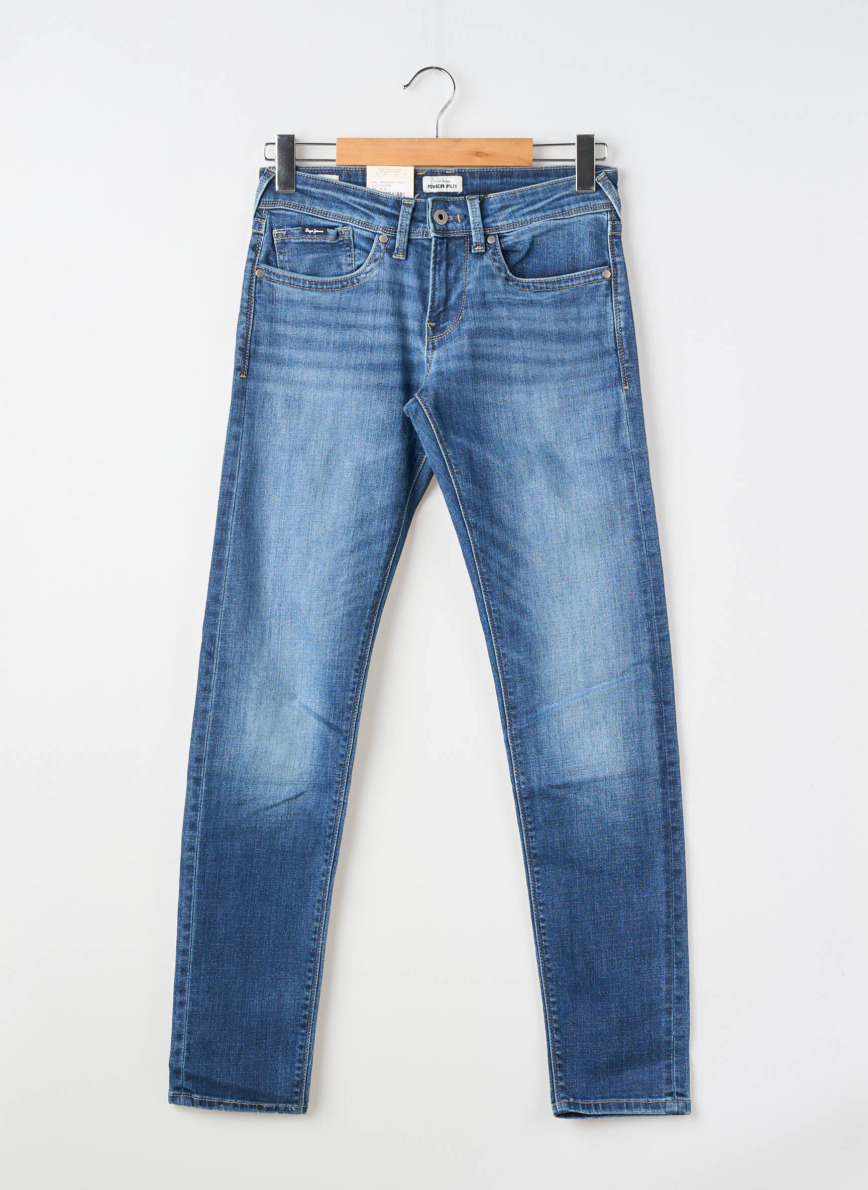 Lieknos džinsai brutinis audimas normala dydis mėlyna PEPE JEANS vyras
