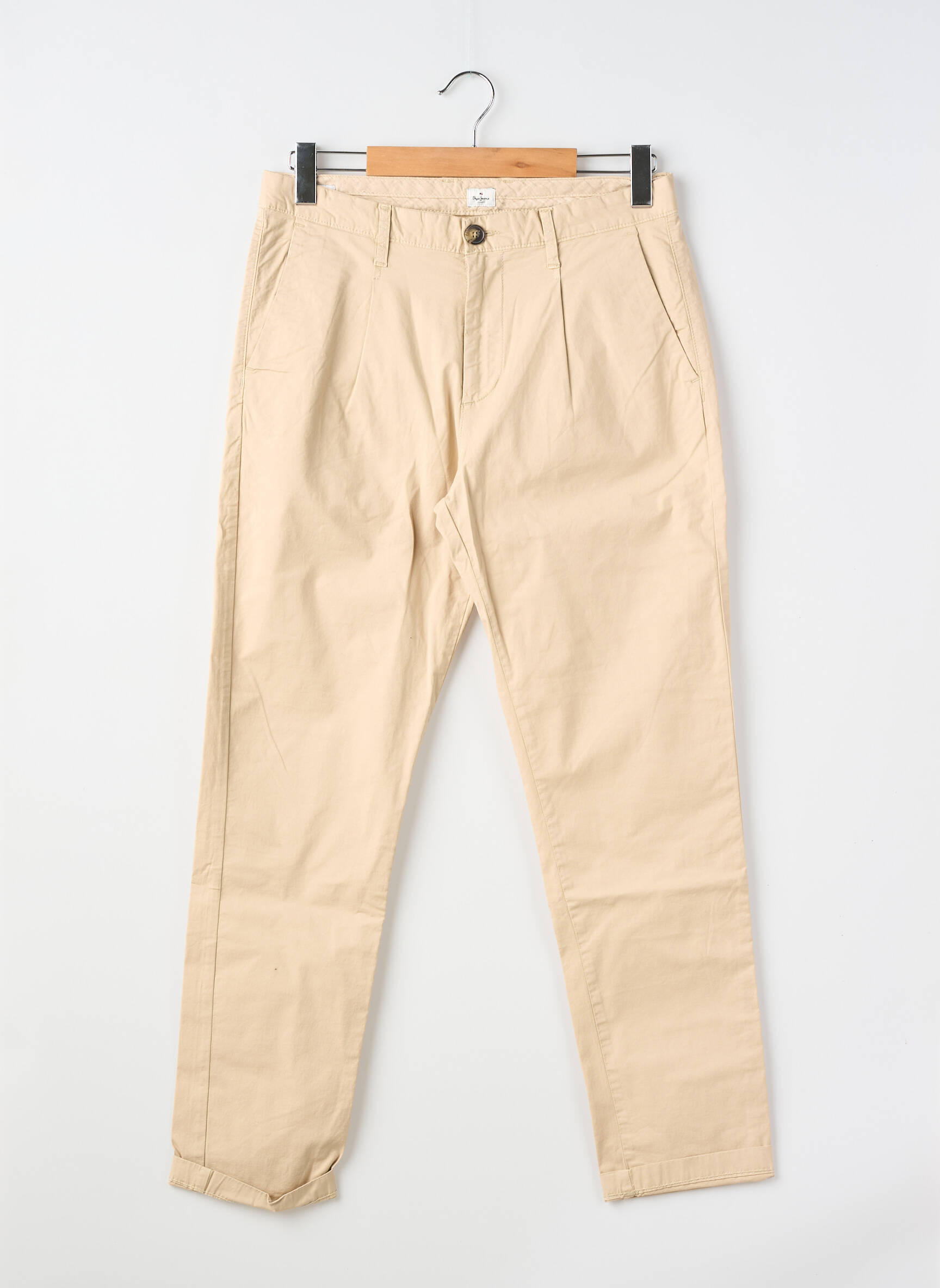 Chino kelnė kišenės normala dydis bežinis PEPE JEANS vyras