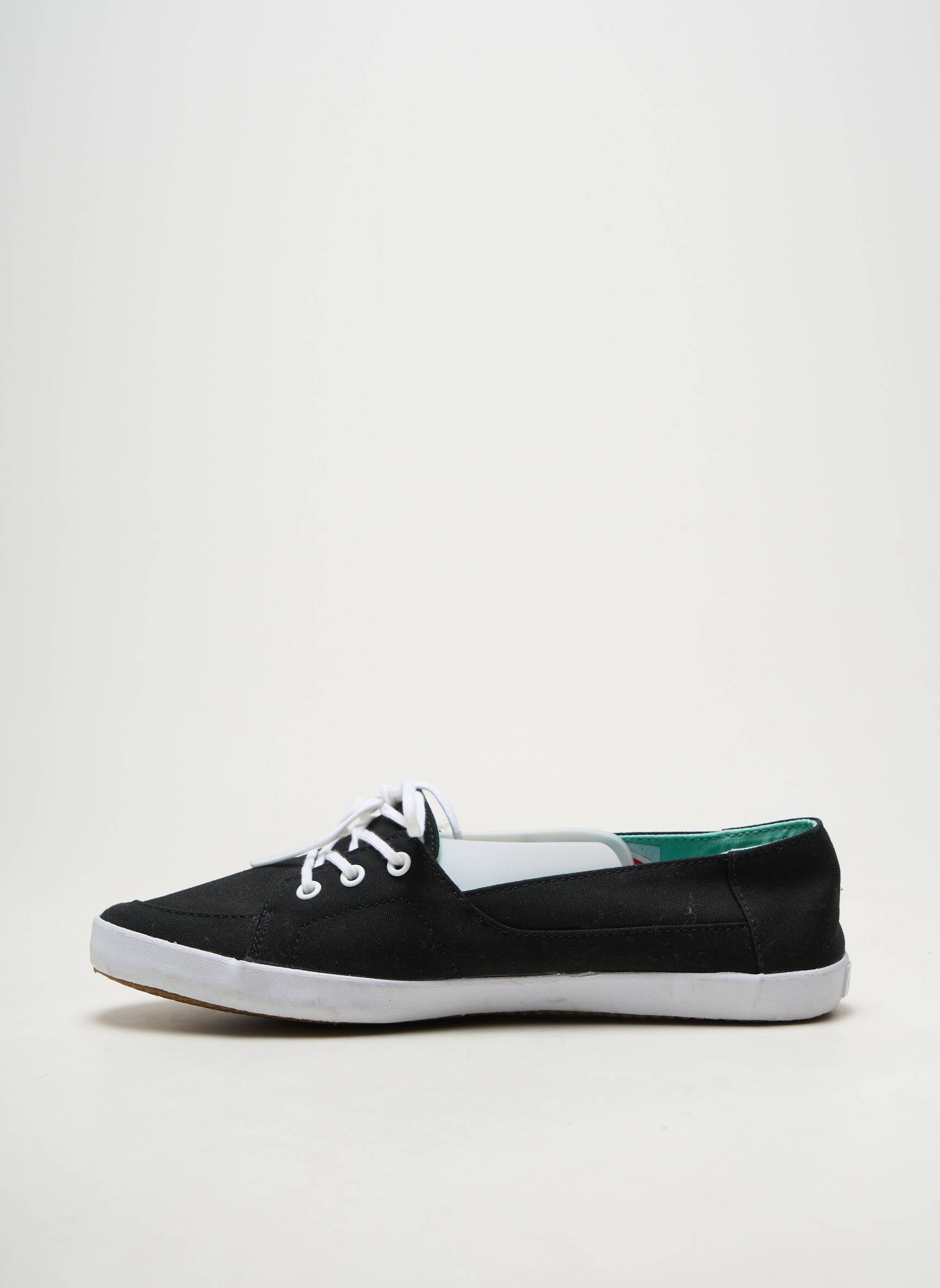 Bėgimo bateliai apvalus mygtukas plokščias kulnas iki 3 cm juodas VANS moteris