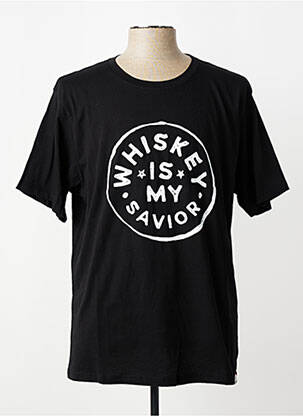 T-marškinys tiesi kirpimas trumpas rankovės juodas IRON AND RESIN vyras