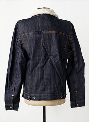 Kasdienis švarkas mygtukais užsegami rankogaliai su plyšiu mėlyna IRON AND RESIN vyras