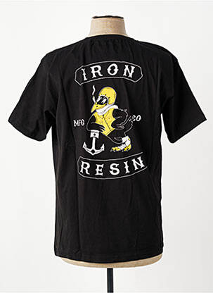 T-marškinys bio trumpas rankovės juodas IRON AND RESIN vyras