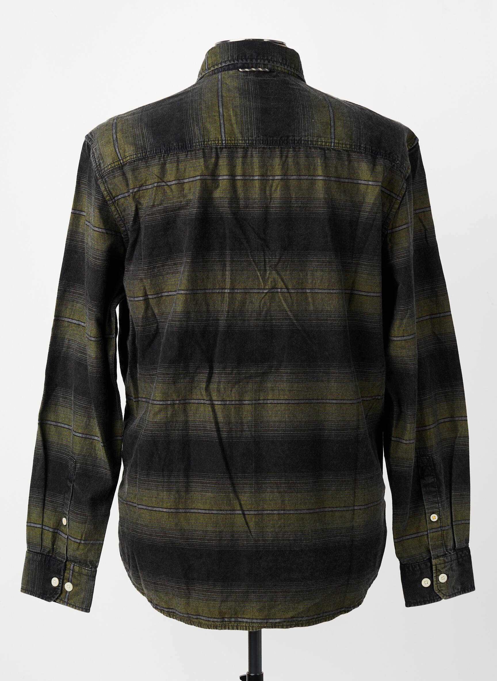 Ilgomis rankovėmis marškinys kišenės žalias CAMEL ACTIVE vyras