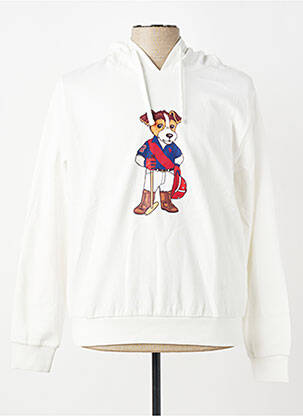 Kapišonas floqué serigrafija ilgos rankovės baltas U.S. POLO ASSN vyras