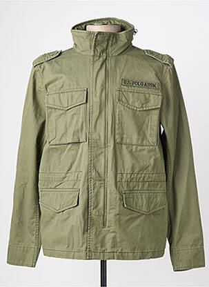Parka ilgos rankovės be gobtuvų žalias U.S. POLO ASSN vyras
