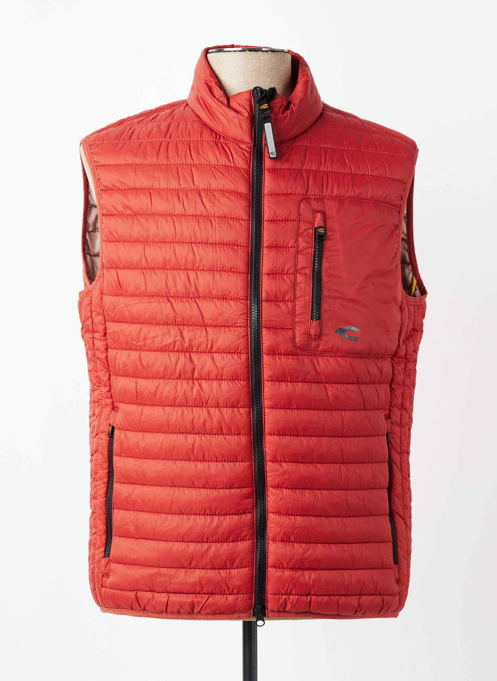 Pūkinė striukė kišenės be gobtuvų oranžinė CAMEL ACTIVE vyras