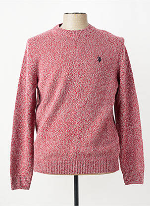 Megztinis chinamas audinys ilgos rankovės raudona U.S. POLO ASSN vyras