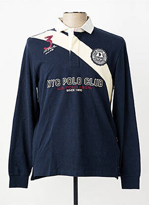 Polo ilgos rankovės ilgos rankovės mėlyna U.S. POLO ASSN vyras