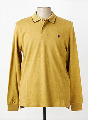 Polo ilgos rankovės ilgos rankovės žalias U.S. POLO ASSN vyras