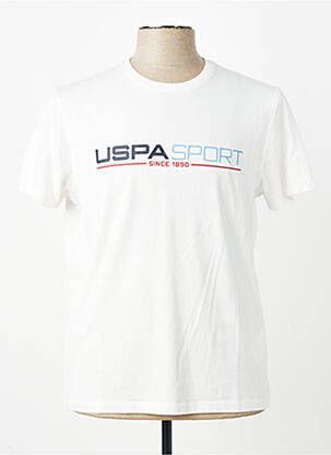 T-marškinys centrinė iškirptė trumpas rankovės bežinis U.S. POLO ASSN vyras