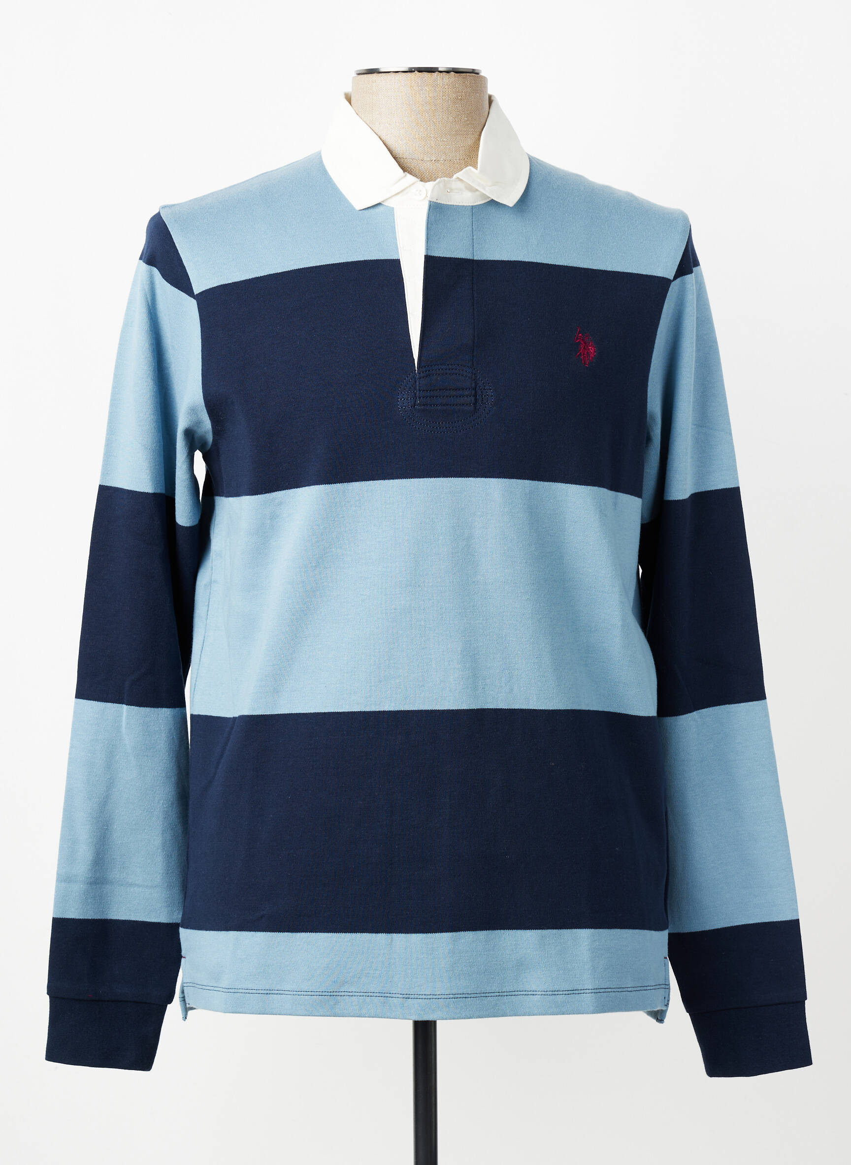 Polo ilgos rankovės ilgos rankovės mėlyna U.S. POLO ASSN vyras