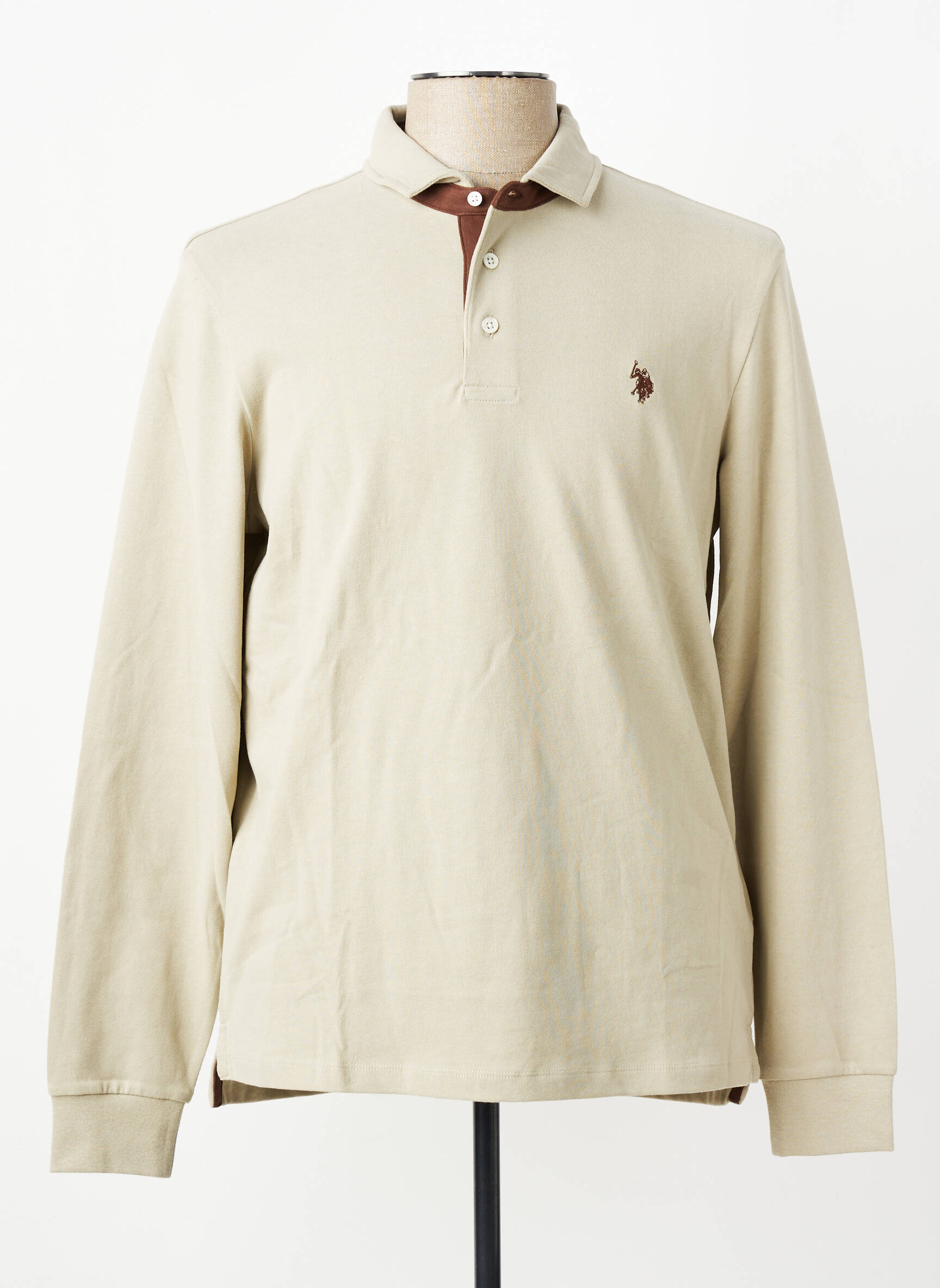 Polo ilgos rankovės ilgos rankovės bežinis U.S. POLO ASSN vyras