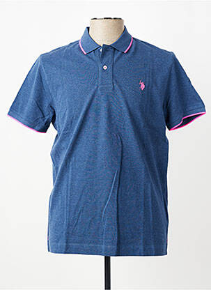 Polo tamprumas trumpas rankovės mėlyna U.S. POLO ASSN vyras