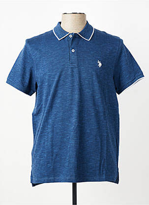 Polo tamprumas trumpas rankovės mėlyna U.S. POLO ASSN vyras