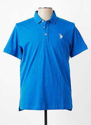 Polo jersey audinys trumpas rankovės mėlyna U.S. POLO ASSN vyras