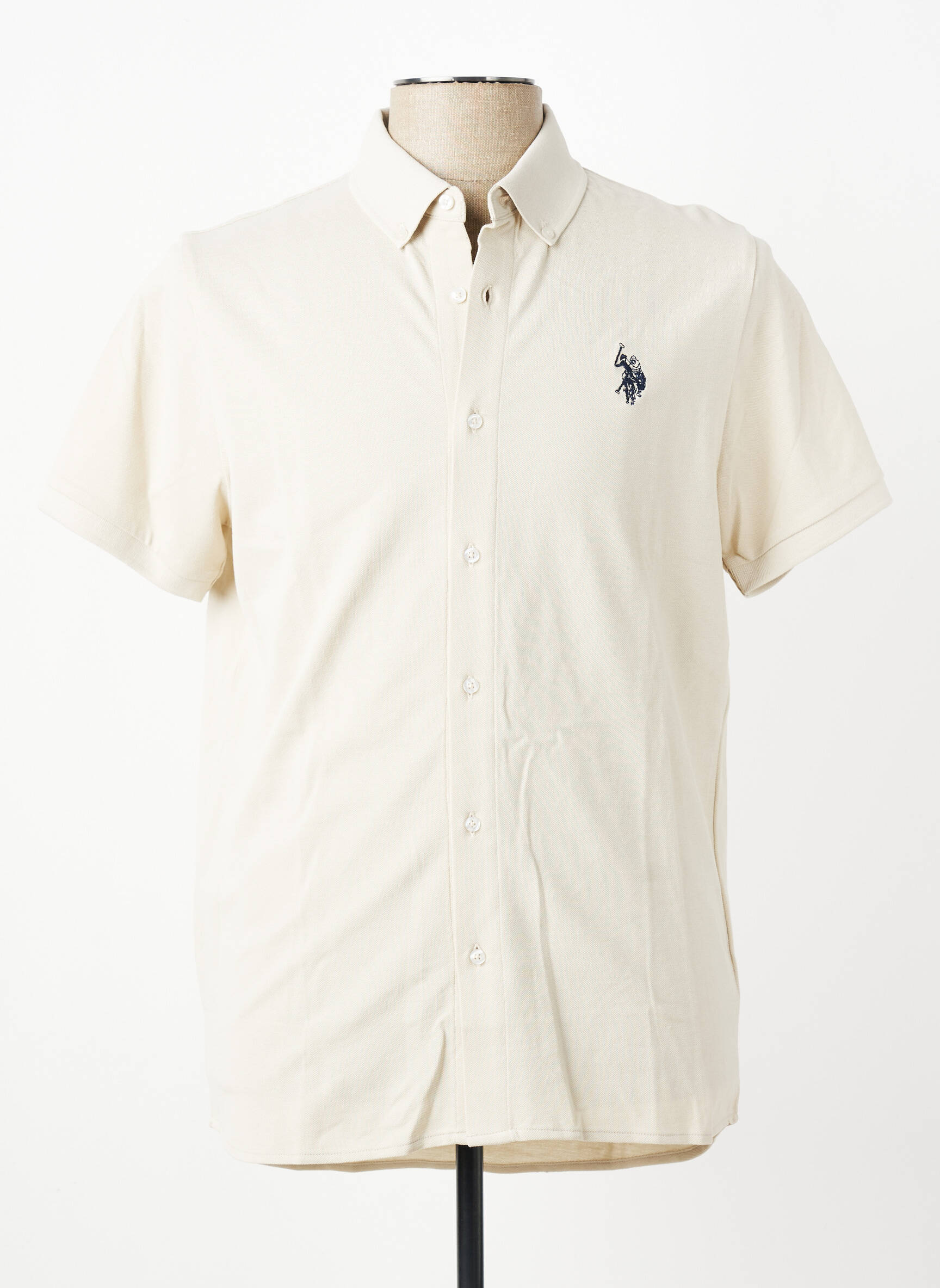 Polo tamprumas trumpas rankovės bežinis U.S. POLO ASSN vyras