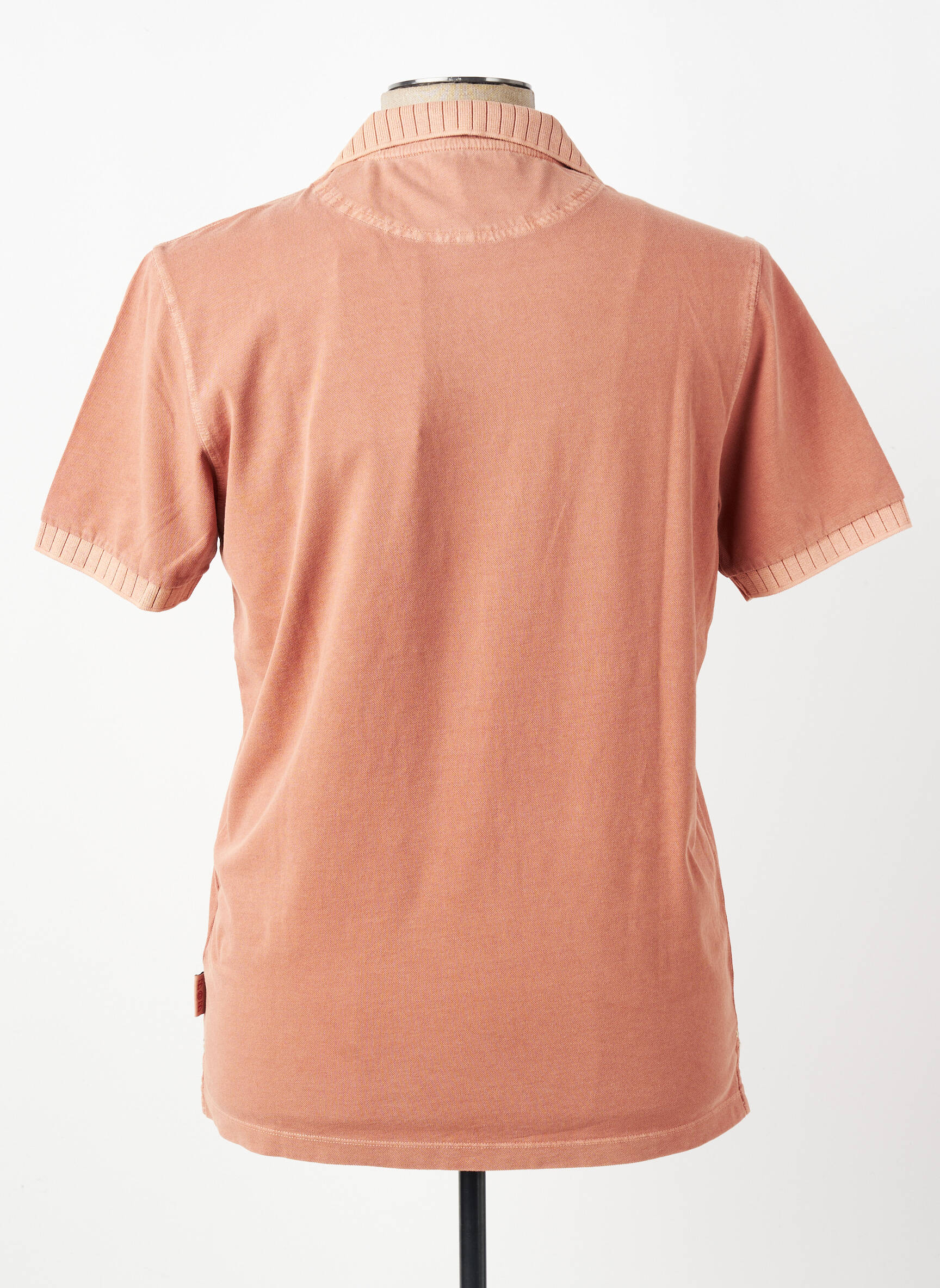 Polo jersey audinys trumpas rankovės oranžinė BOB vyras