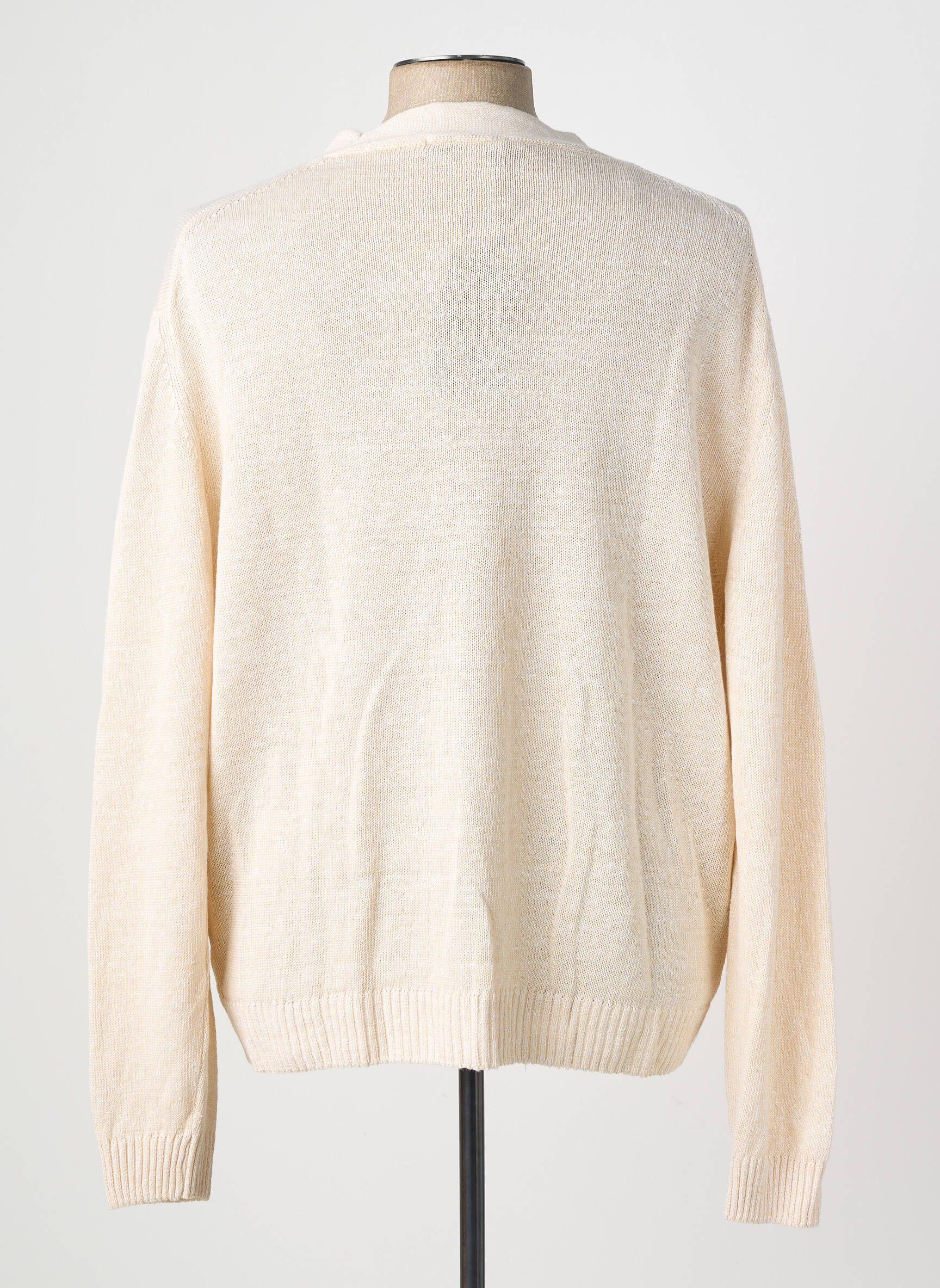 Ilgų rankovių liemenė centrinė iškirptė bežinis WOOL & CO moteris