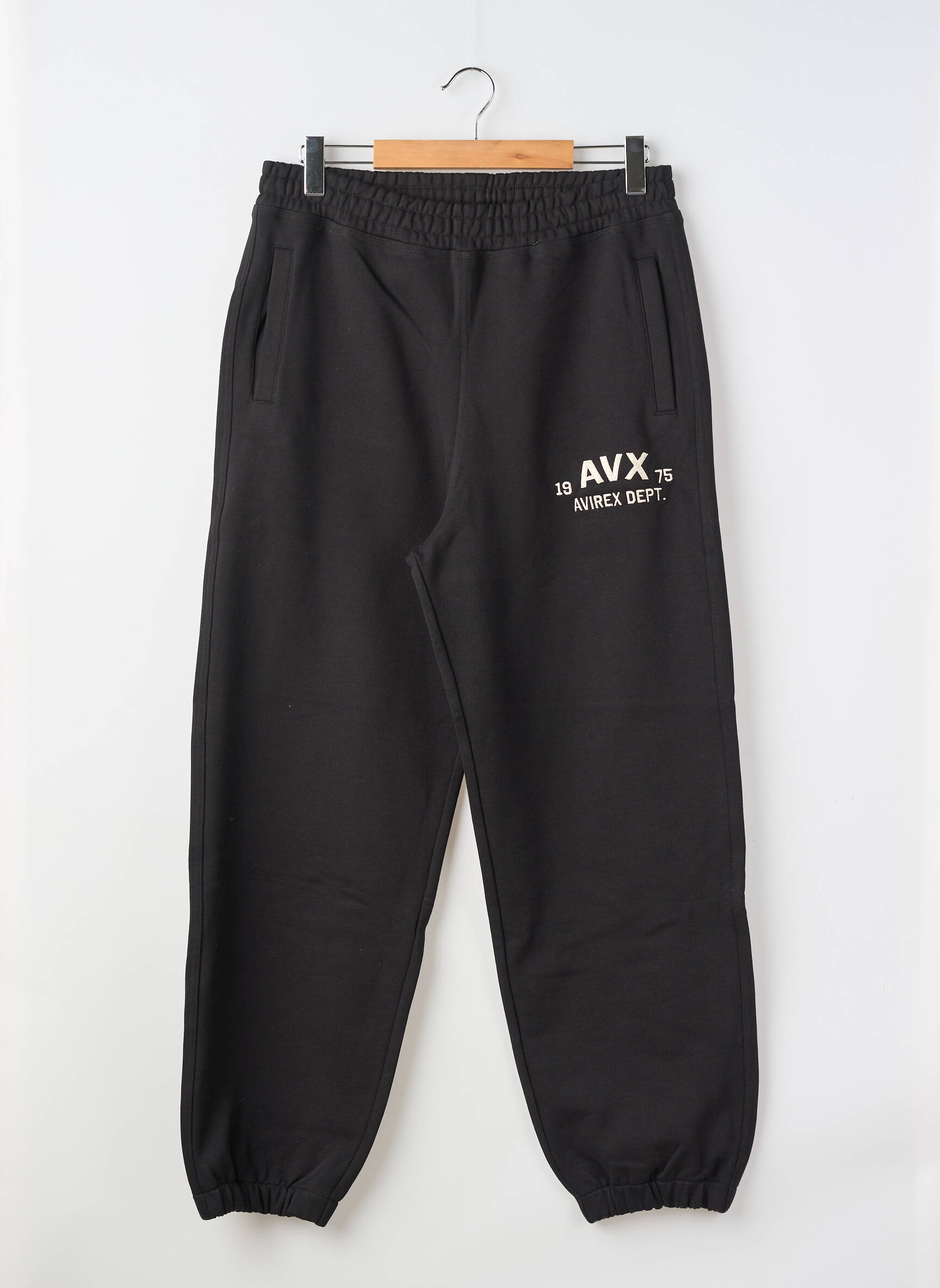 Joggins jersey audinys normala dydis juodas AVIREX vyras
