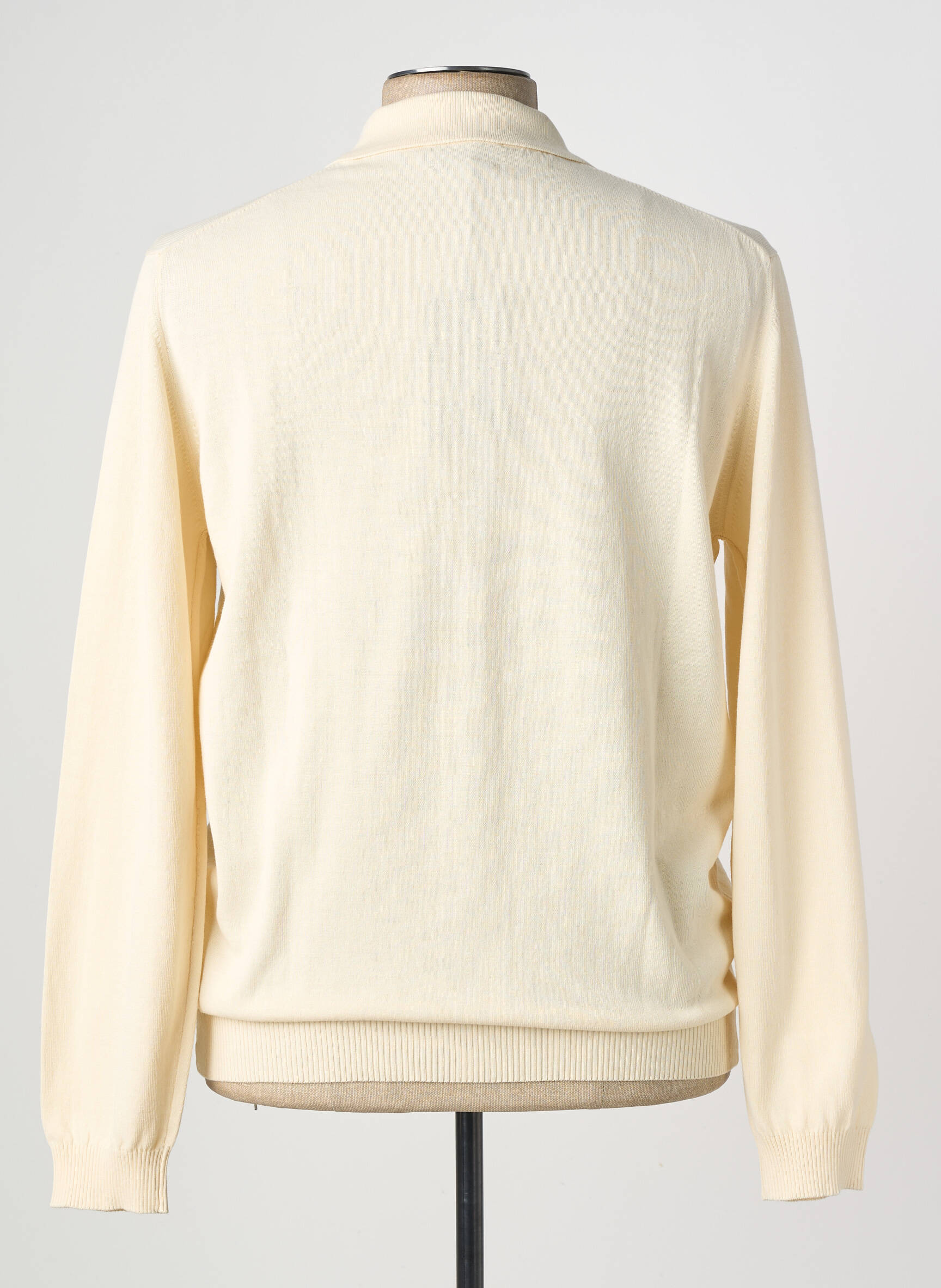 Ilgų rankovių liemenė priekinė mygtukų uždarymo sistema bežinis WOOL & CO vyras