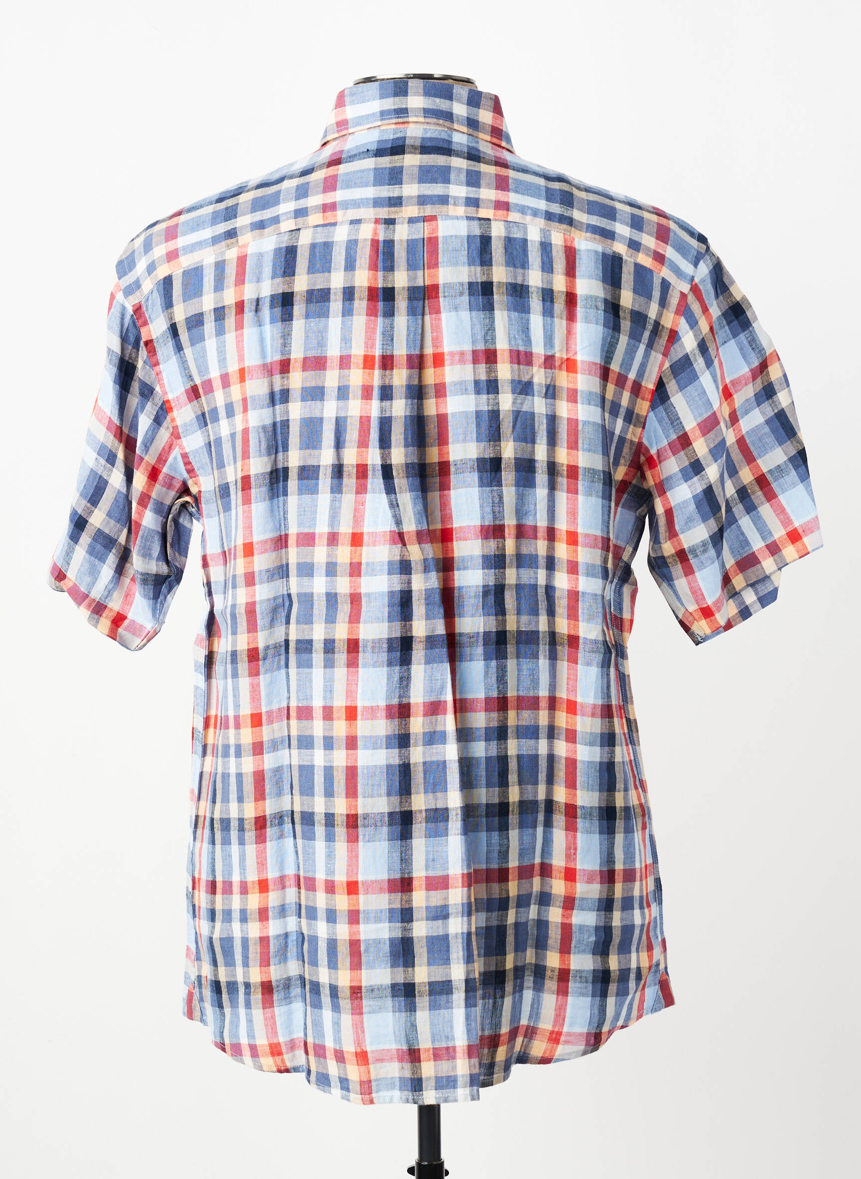 Trumpa rankovė marškiniai kišenės mėlyna FYNCH-HATTON vyras