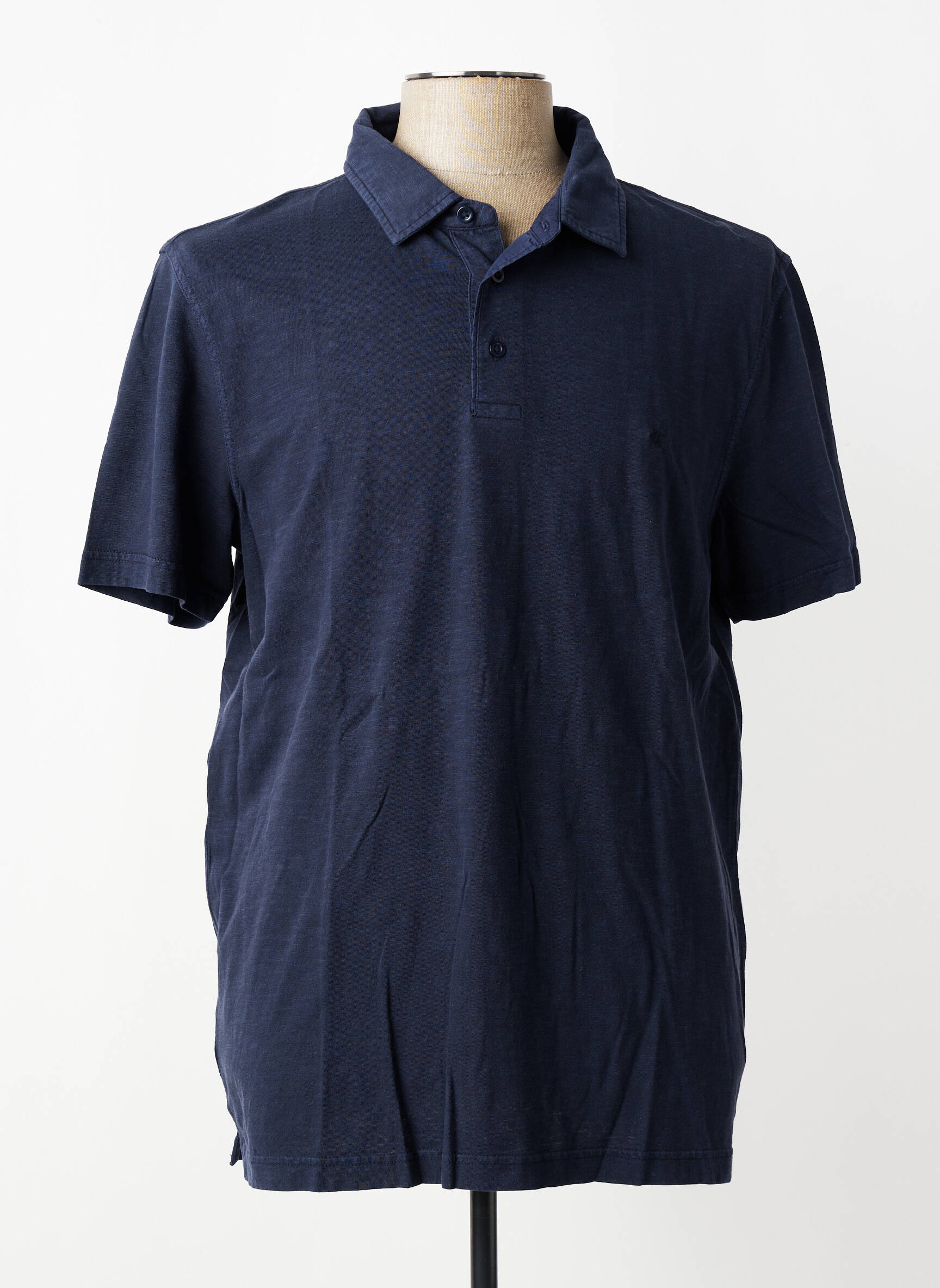 Polo jersey audinys trumpas rankovės mėlyna FYNCH-HATTON vyras