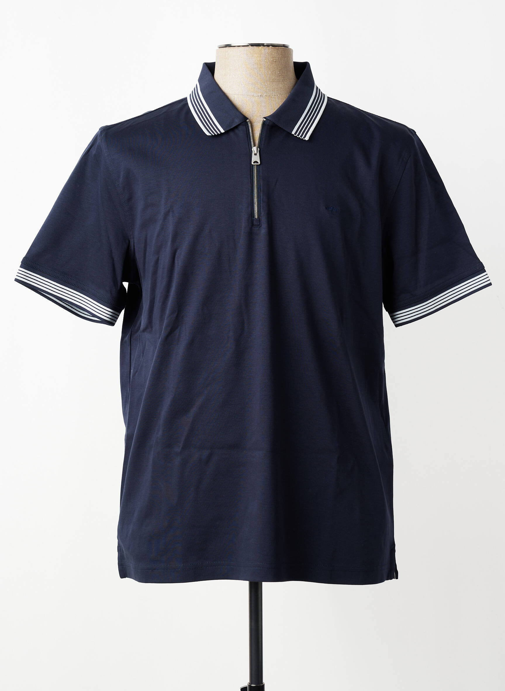 Polo jersey audinys trumpas rankovės mėlyna FYNCH-HATTON vyras