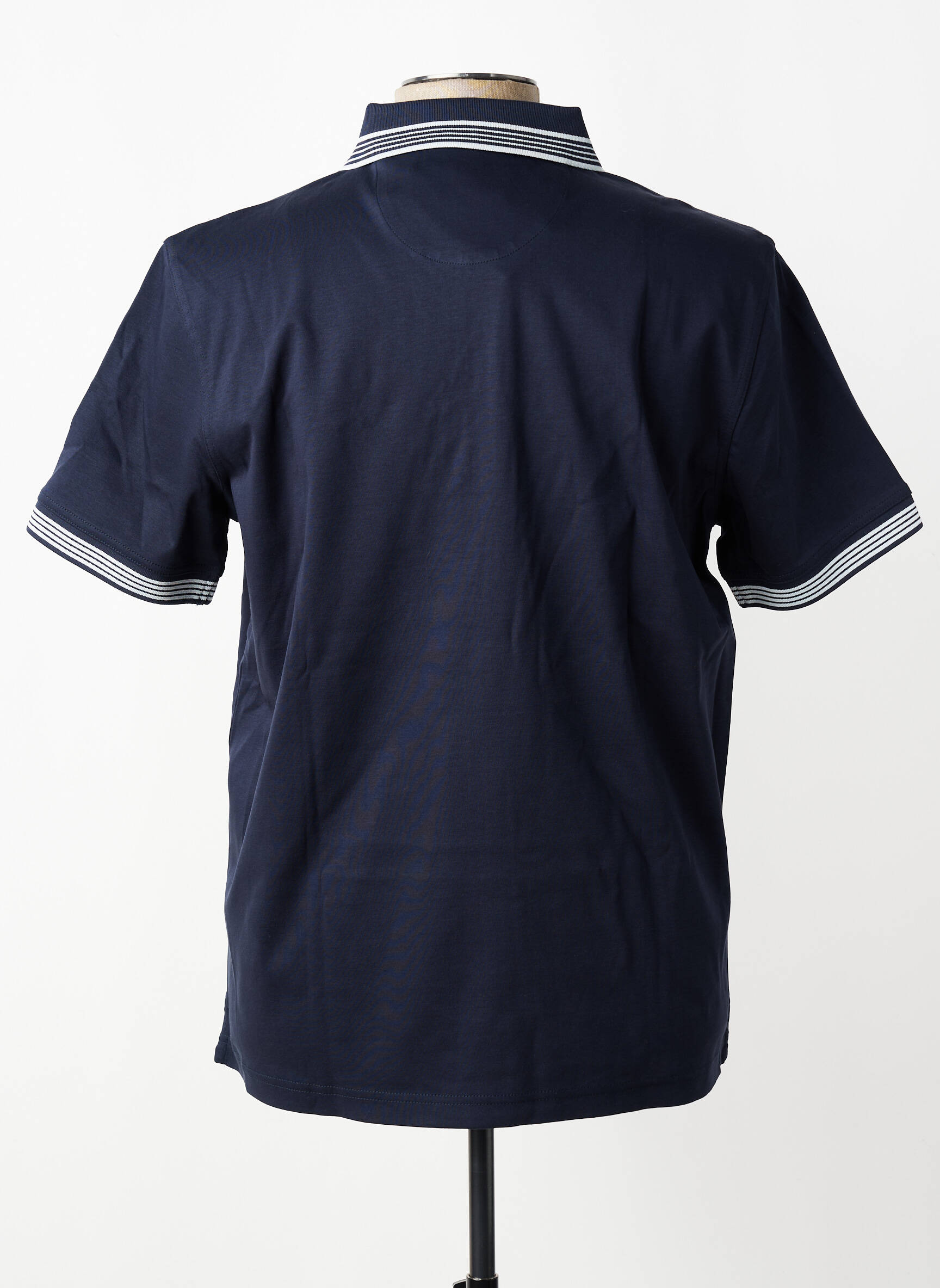 Polo jersey audinys trumpas rankovės mėlyna FYNCH-HATTON vyras