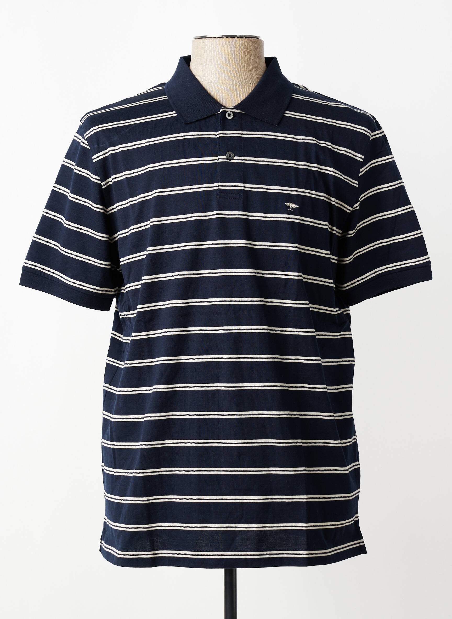 Polo jersey audinys trumpas rankovės mėlyna FYNCH-HATTON vyras
