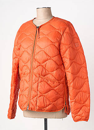Pūkinė striukė kišenės be gobtuvų oranžinė CAMEL ACTIVE moteris