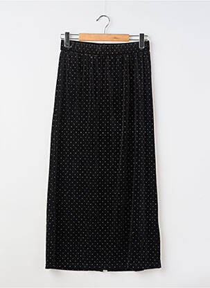 Ilgas sijonas tiesi kirpimas juodas SANS MARQUE moteris