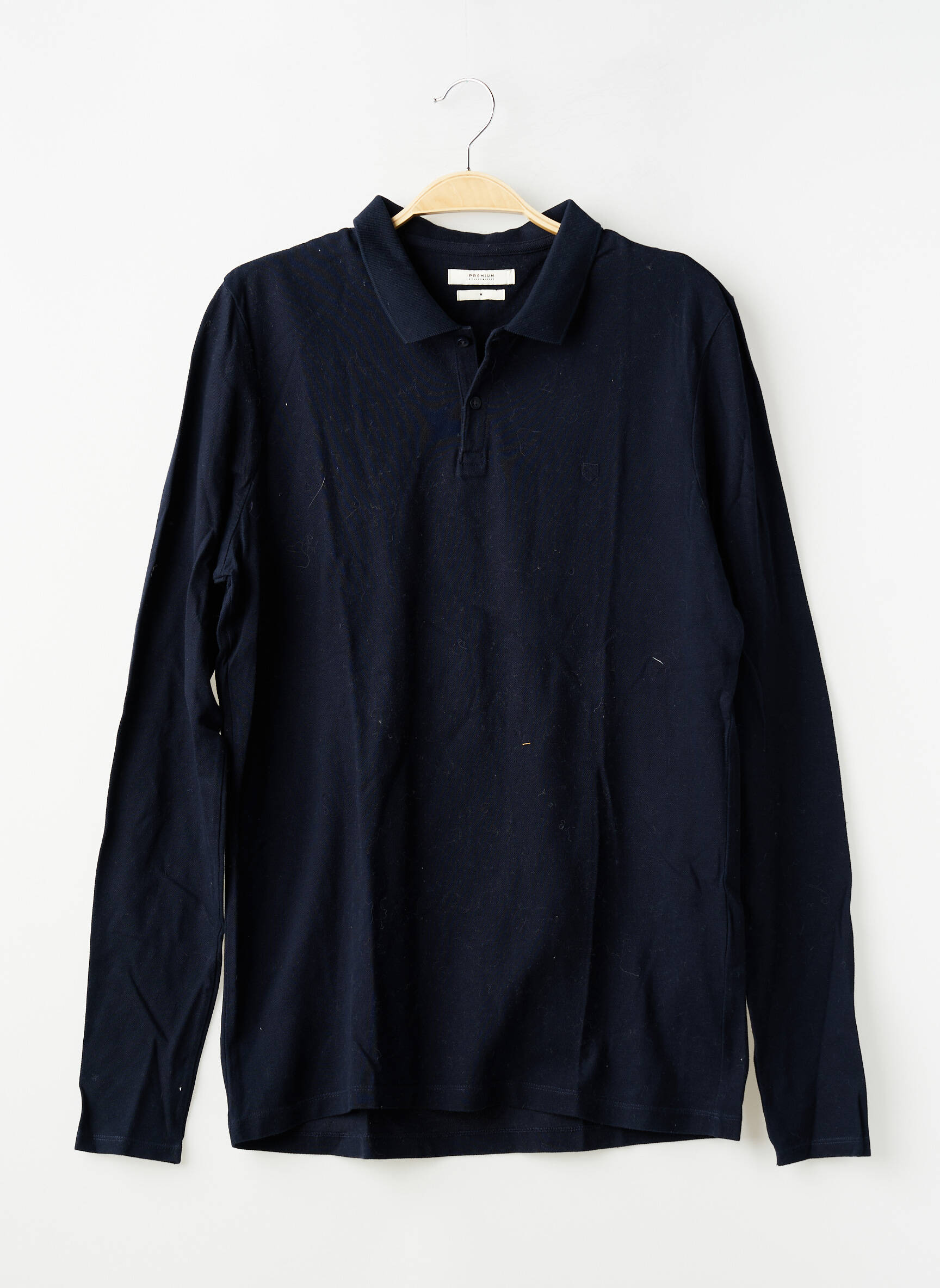 Polo ilgos rankovės ilgos rankovės mėlyna PREMIUM DE JACK AND JONES vyras