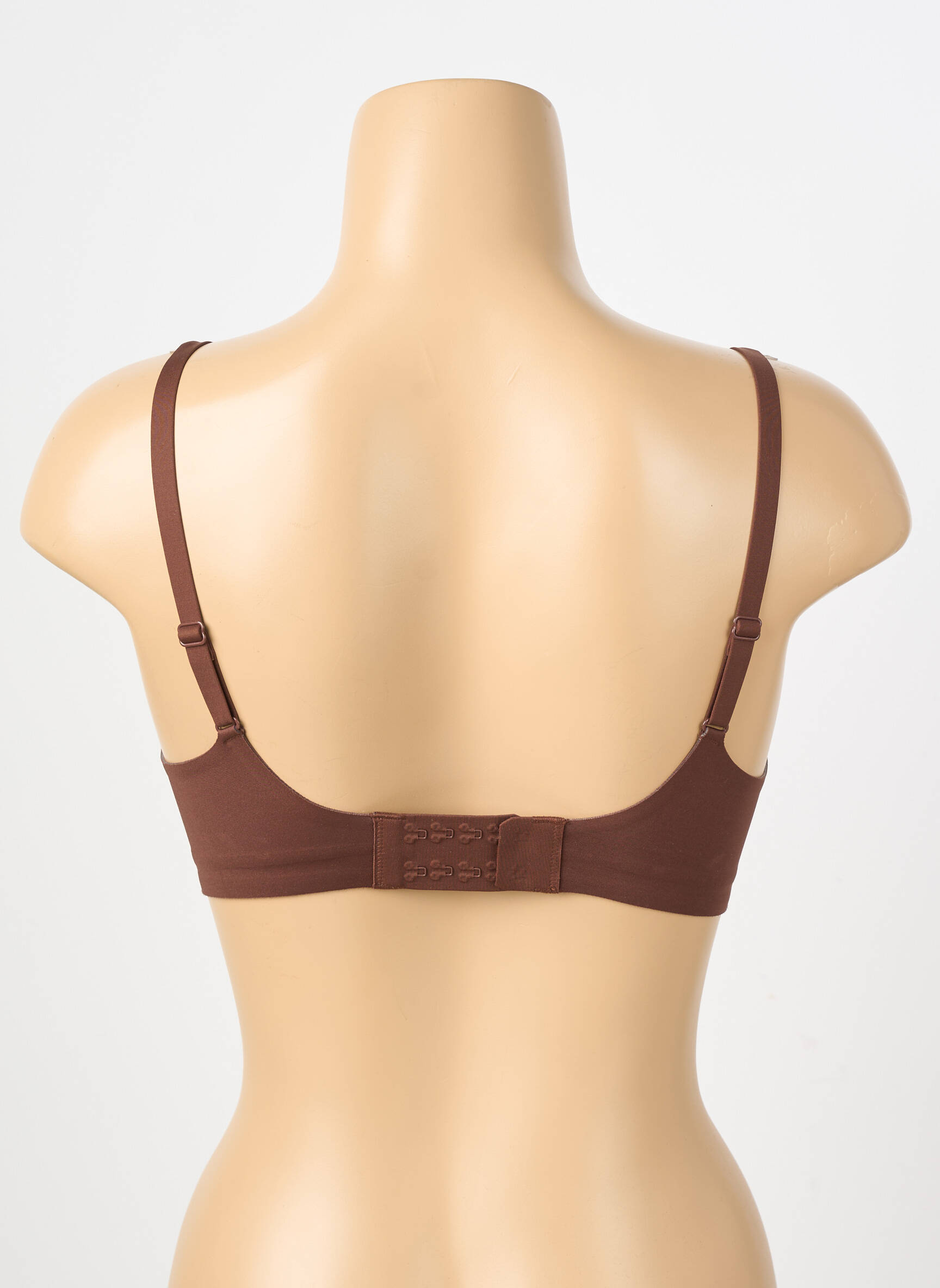 Liemenėlė be rėmo liemenėlė su išimamu putų paminkštinimu rudas CREAMY FABRICS moteris