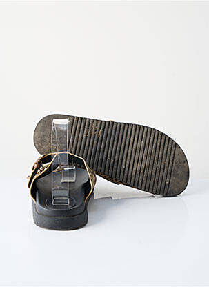 Mule/sabotai plokščias kulnas iki 3 cm bežinis GEMO moteris