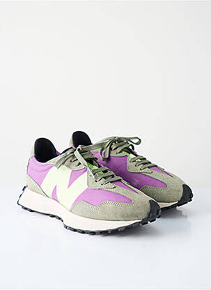 Bėgimo bateliai apvalus mygtukas plokščias kulnas iki 3 cm žalias NEW BALANCE moteris