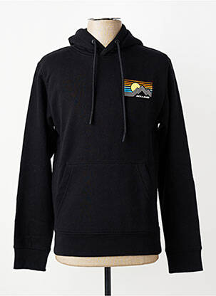 Kapišonas kišenės ilgos rankovės juodas JACK & JONES vyras