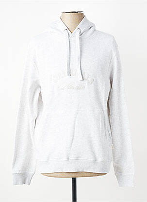 Kapišonas siuvinėjimas ilgos rankovės pilka JACK & JONES vyras