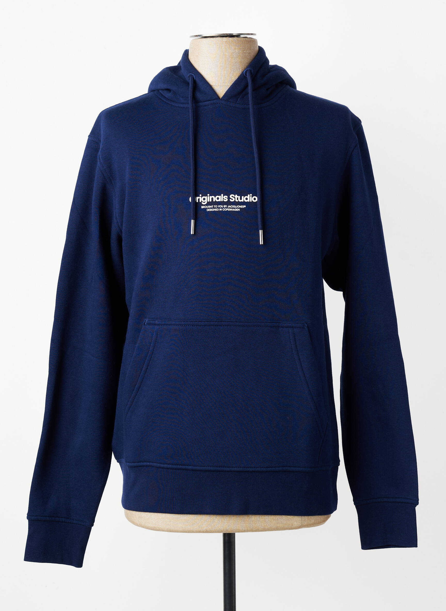 Kapišonas kišenės ilgos rankovės mėlyna JACK & JONES vyras