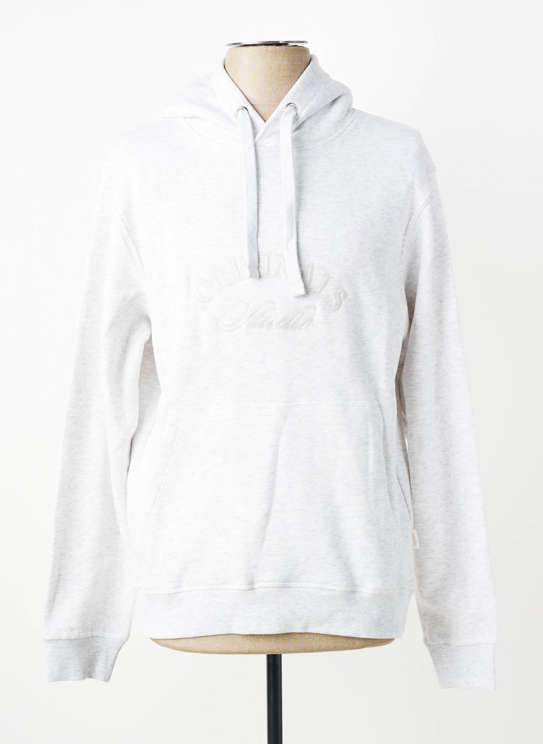 Kapišonas siuvinėjimas ilgos rankovės pilka JACK & JONES vyras