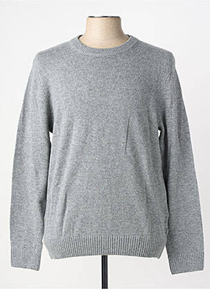 Megztinis tamprumas ilgos rankovės pilka JACK & JONES vyras