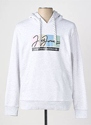 Kapišonas kišenės ilgos rankovės pilka JACK & JONES vyras