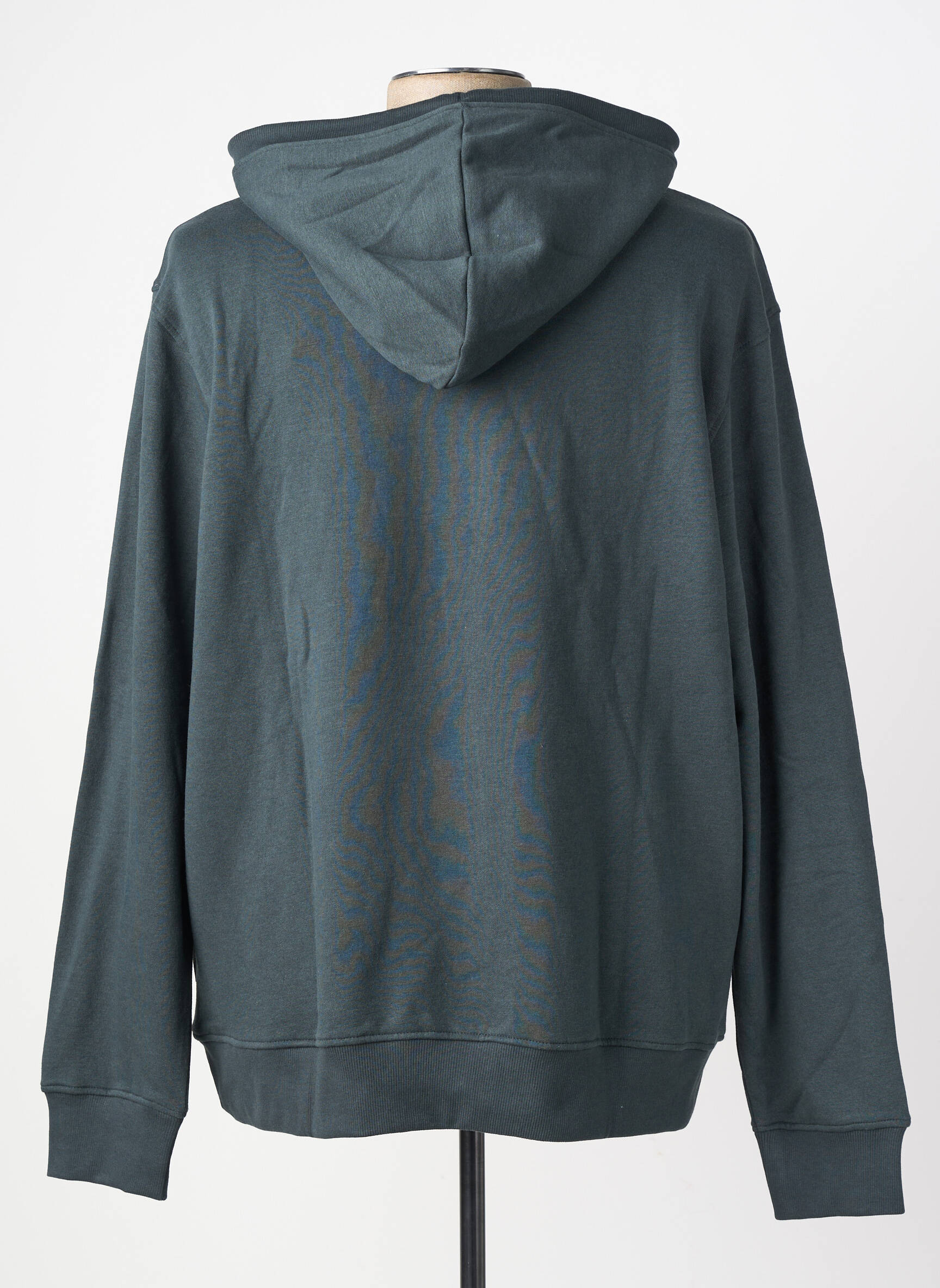 Kapišonas jersey audinys ilgos rankovės žalias JACK & JONES vyras