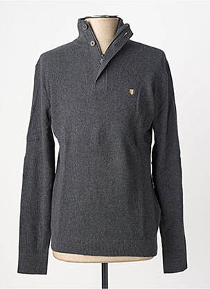 Megztinis chinamas audinys ilgos rankovės pilka JACK & JONES vyras