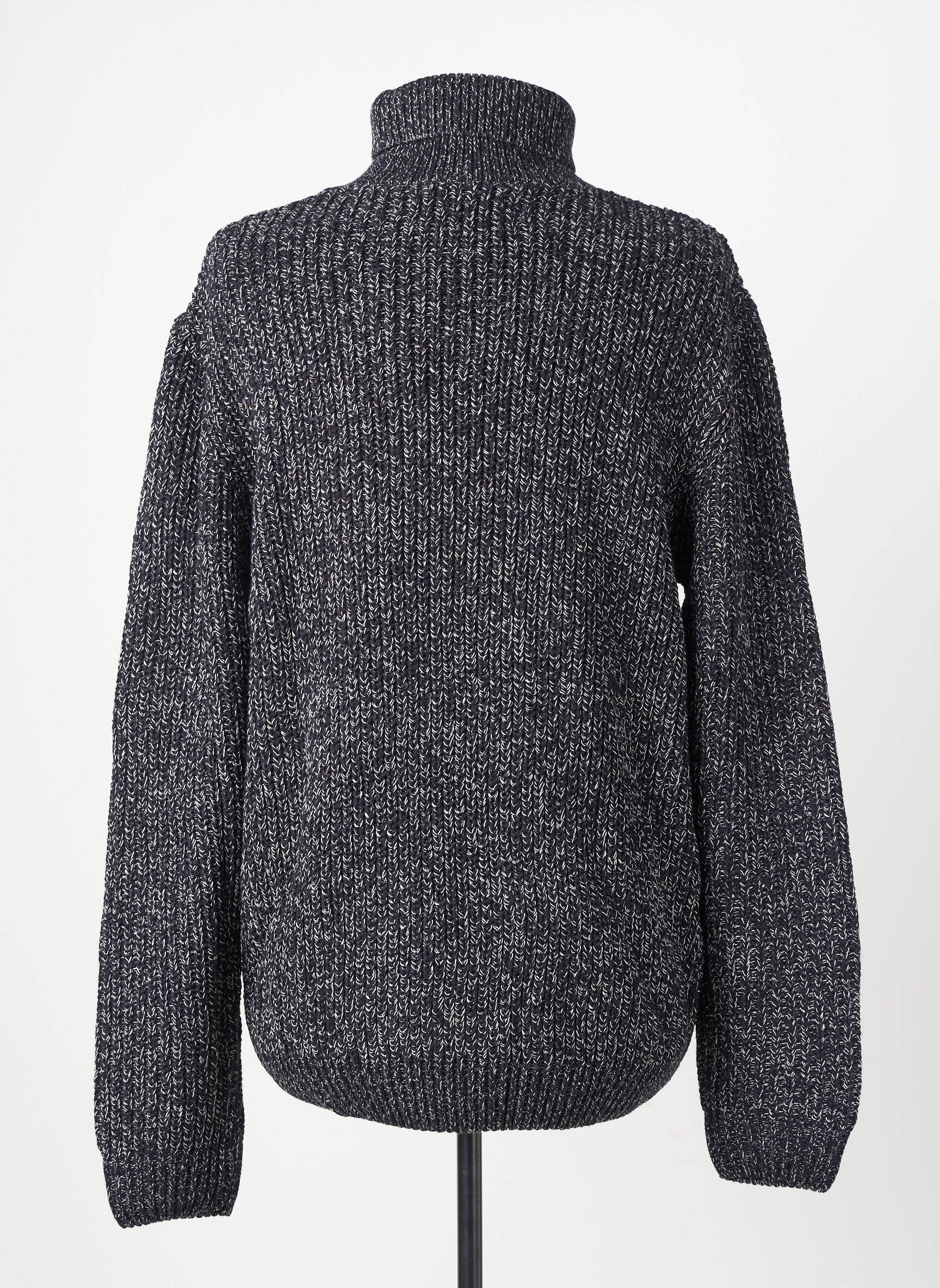 Megztinis su aukštu kaklu chinamas audinys ilgos rankovės juodas JACK & JONES moteris